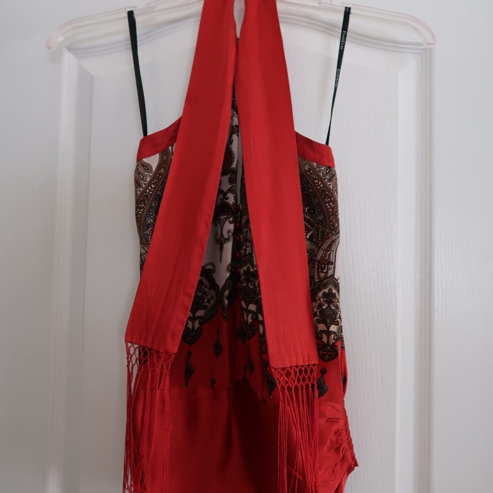 Backless shirt
